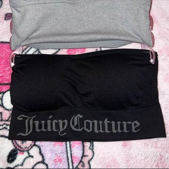 brand new juicy couture strapless tube bandeau bralette tops - Picture 2 of 2